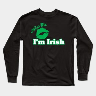 Kiss Me I'm Irish Long Sleeve T-Shirt